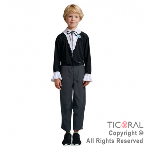 DISFRAZ CABALLERO CON ESCARAPELA TALLE 2 x 1